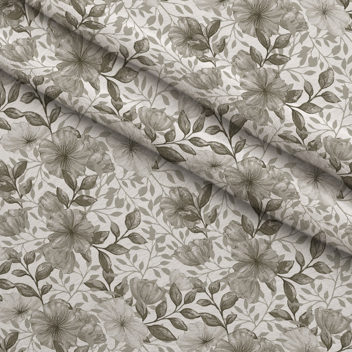 Heirloom Blooms Pattern 5 Fleece Fabric — fleece fabric folded close-up preview (mv-fleece-v1:lying)