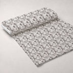 Heirloom Blooms Pattern 6 Fleece Fabric — fleece fabric unrolled bolt preview (mv-fleece-v1:bolt)