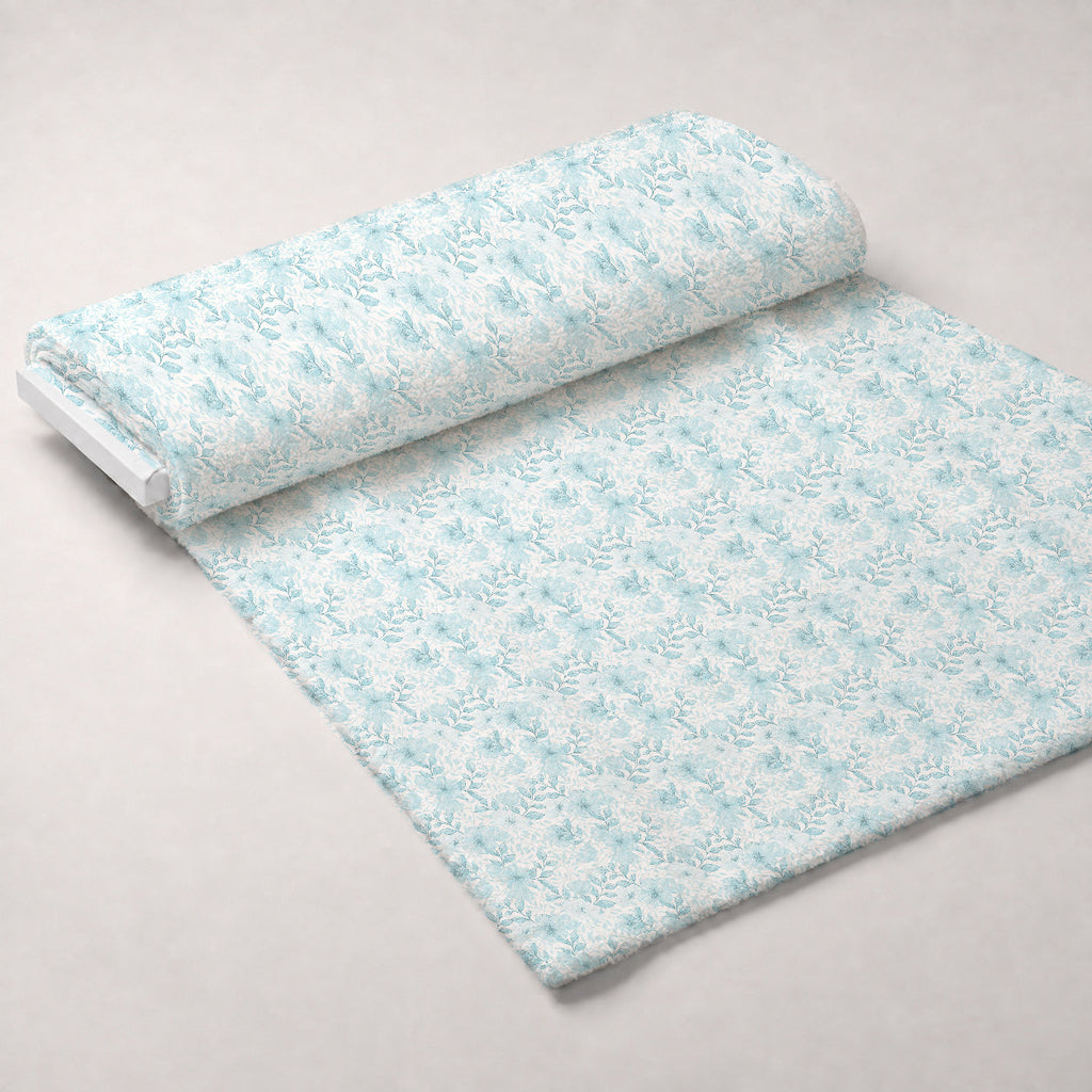 Heirloom Blooms Pattern 62 Fleece Fabric — fleece fabric unrolled bolt preview (mv-fleece-v1:bolt)