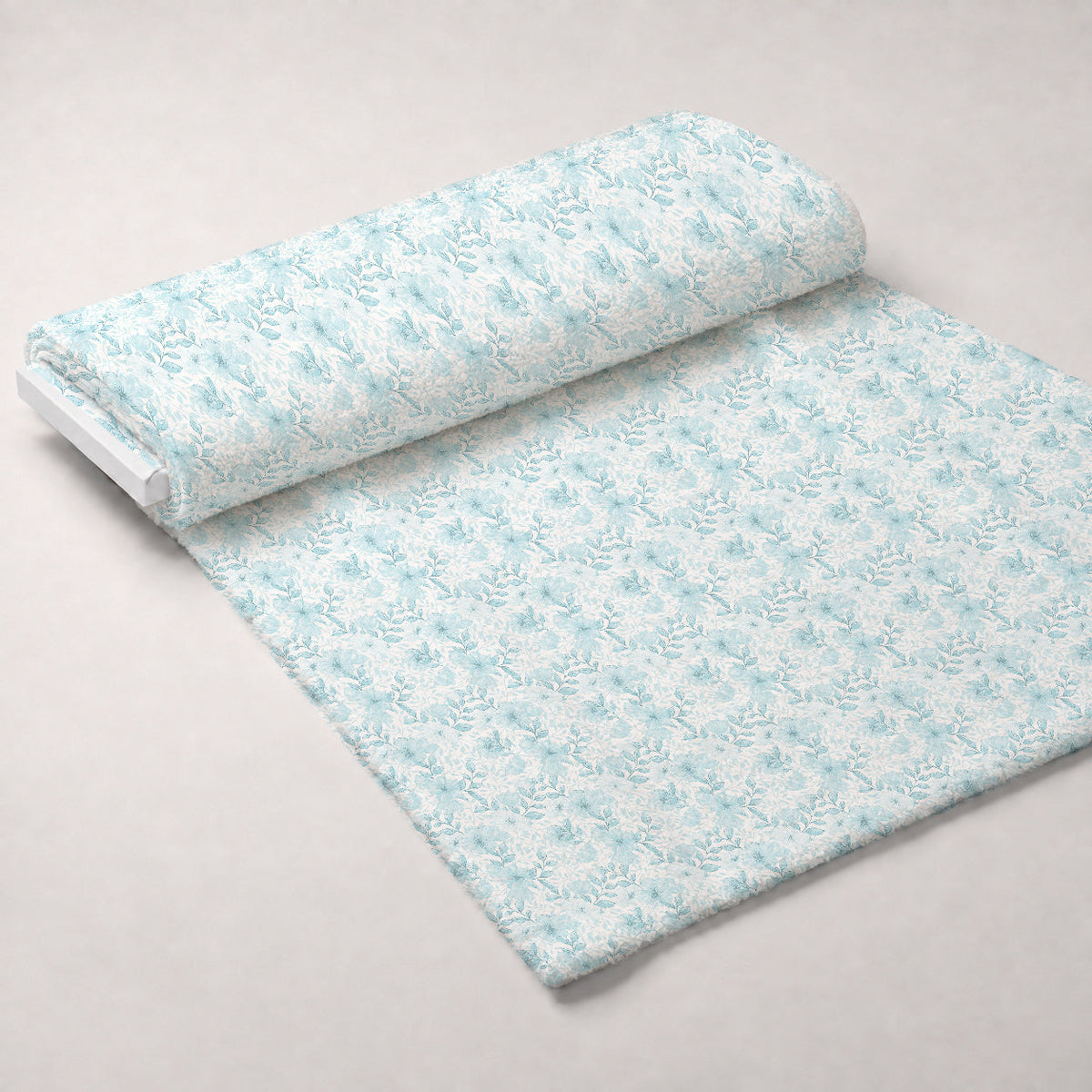Heirloom Blooms Pattern 62 Fleece Fabric — fleece fabric unrolled bolt preview (mv-fleece-v1:bolt)