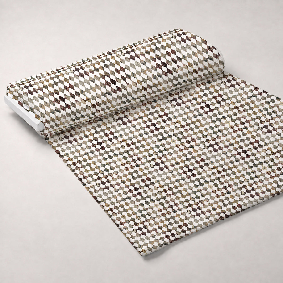 Heirloom Collage Pattern 17 Fleece Fabric — fleece fabric unrolled bolt preview (mv-fleece-v1:bolt)