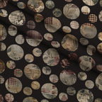 Heirloom Collage Pattern 22 Fleece Fabric — fleece fabric folded close-up preview (mv-fleece-v1:lying)