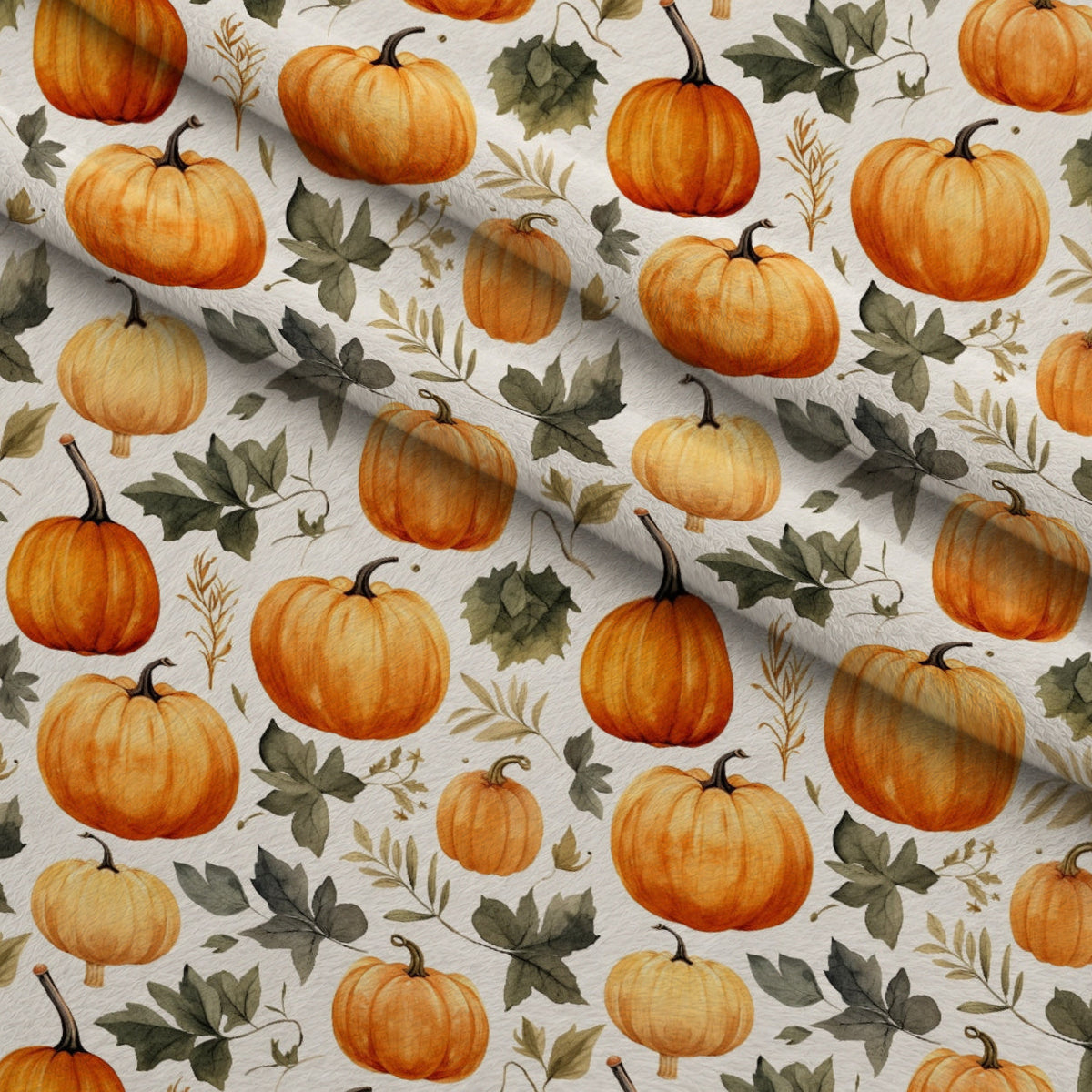 Heirloom Harvest Pattern 20 Fleece Fabric — fleece fabric folded close-up preview (mv-fleece-v1:lying)