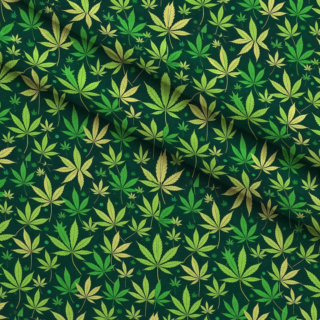 Herbal Haze Pattern 11 Fleece Fabric — fleece fabric folded close-up preview (mv-fleece-v1:lying)