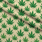 Herbal Haze Pattern 2 Fleece Fabric — fleece fabric folded close-up preview (mv-fleece-v1:lying)