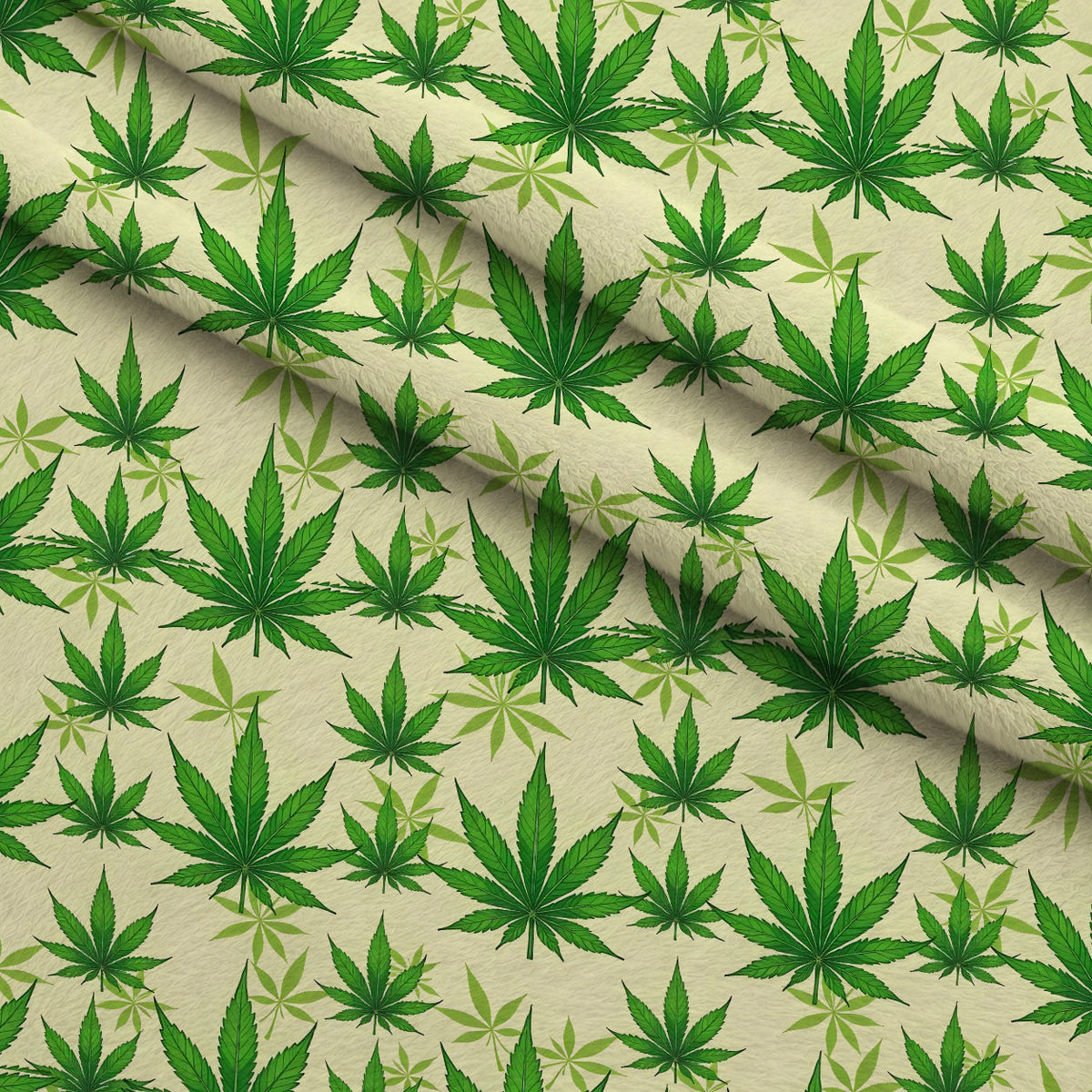 Herbal Haze Pattern 9 Fleece Fabric — fleece fabric folded close-up preview (mv-fleece-v1:lying)