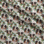 Holiday Pups Pattern 10 Fleece Fabric — fleece fabric folded close-up preview (mv-fleece-v1:lying)