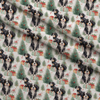 Holiday Pups Pattern 11 Fleece Fabric — fleece fabric folded close-up preview (mv-fleece-v1:lying)