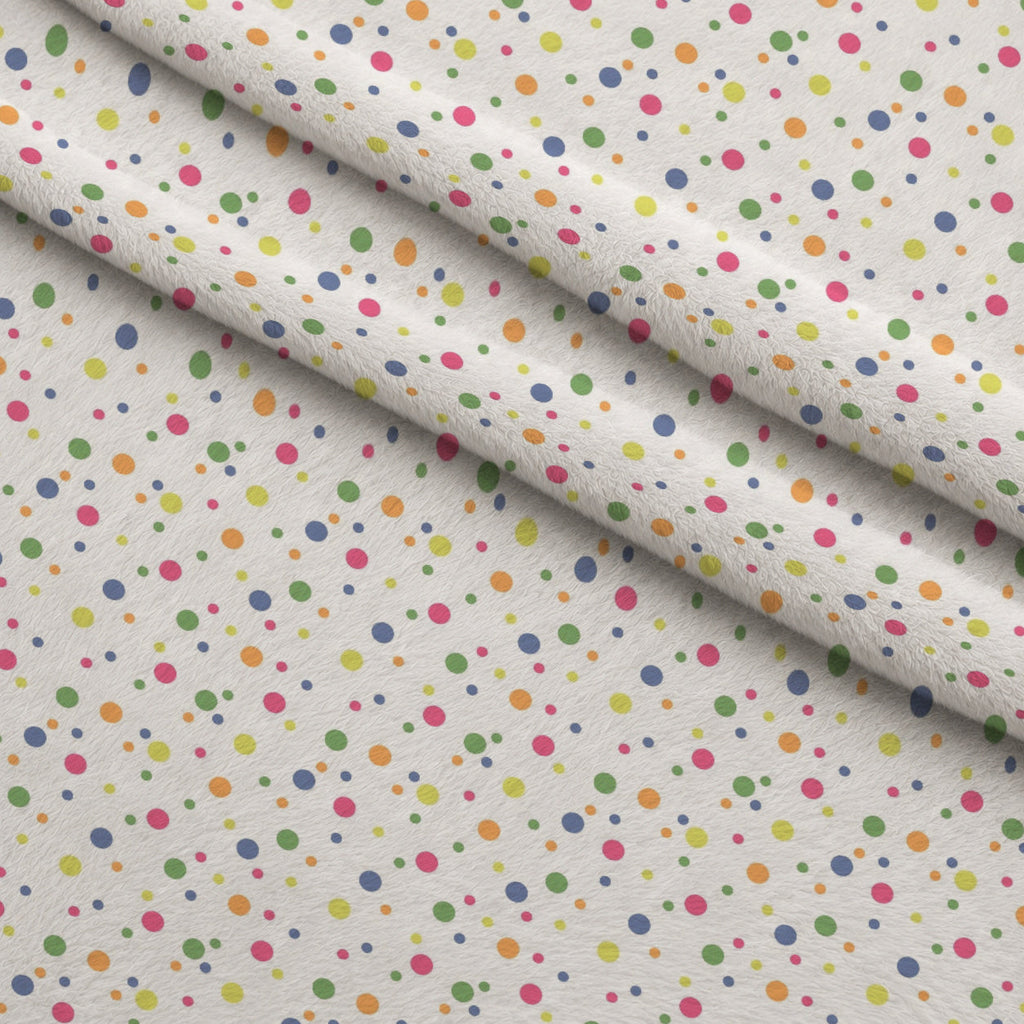 Holiday Sprinkles Pattern 1 Fleece Fabric — fleece fabric folded close-up preview (mv-fleece-v1:lying)