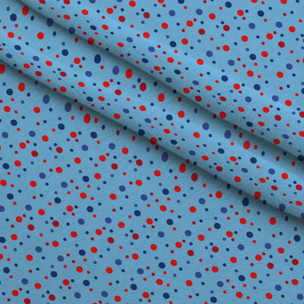 Holiday Sprinkles Pattern 10 Fleece Fabric — fleece fabric folded close-up preview (mv-fleece-v1:lying)