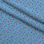 Holiday Sprinkles Pattern 10 Fleece Fabric — fleece fabric folded close-up preview (mv-fleece-v1:lying)