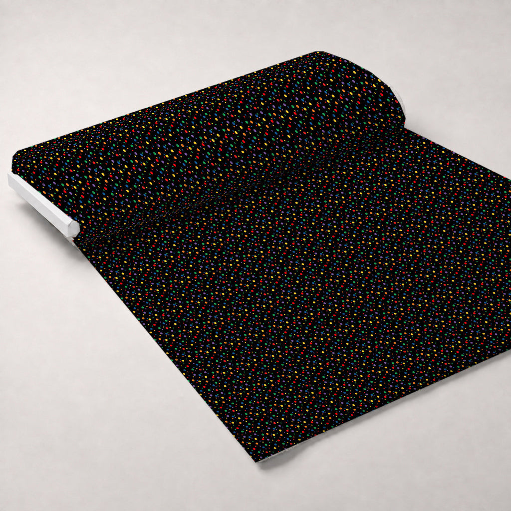 Holiday Sprinkles Pattern 13 Fleece Fabric — fleece fabric unrolled bolt preview (mv-fleece-v1:bolt)