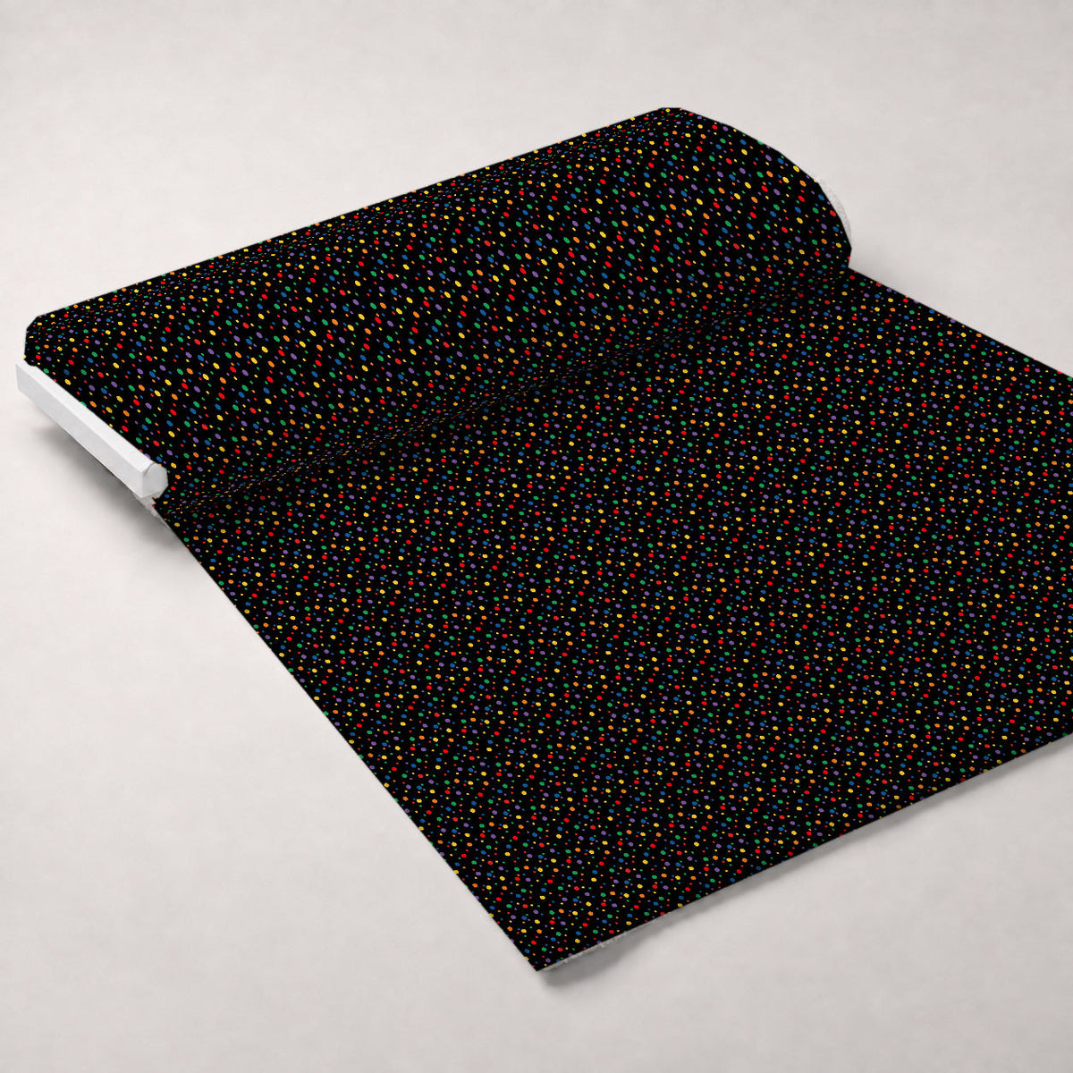 Holiday Sprinkles Pattern 13 Fleece Fabric — fleece fabric unrolled bolt preview (mv-fleece-v1:bolt)
