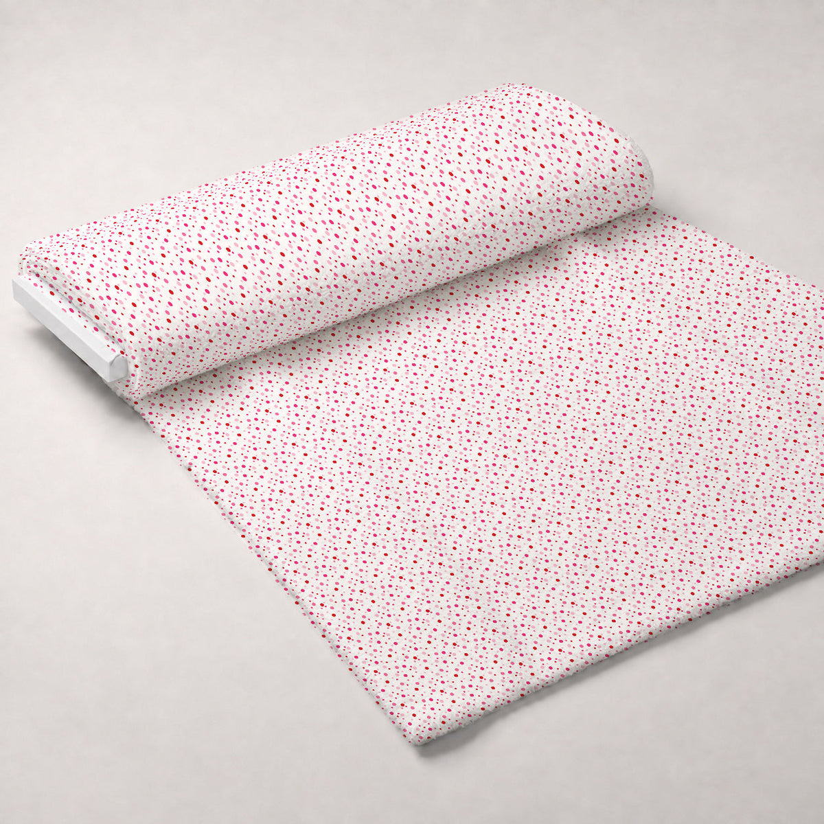 Holiday Sprinkles Pattern 16 Fleece Fabric — fleece fabric unrolled bolt preview (mv-fleece-v1:bolt)