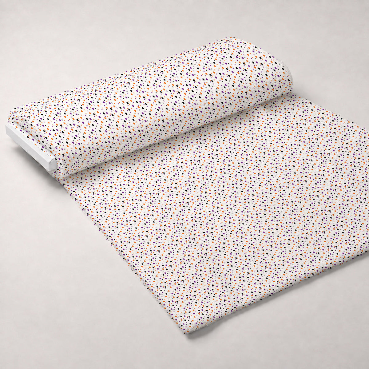Holiday Sprinkles Pattern 18 Fleece Fabric — fleece fabric unrolled bolt preview (mv-fleece-v1:bolt)