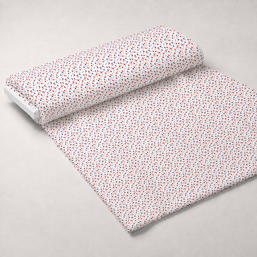 Holiday Sprinkles Pattern 20 Fleece Fabric — fleece fabric unrolled bolt preview (mv-fleece-v1:bolt)