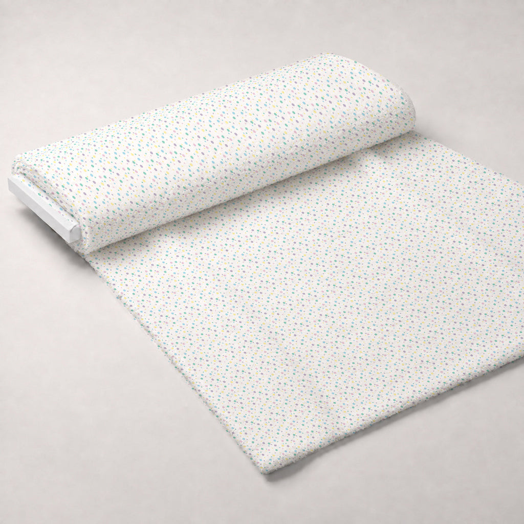 Holiday Sprinkles Pattern 5 Fleece Fabric — fleece fabric unrolled bolt preview (mv-fleece-v1:bolt)