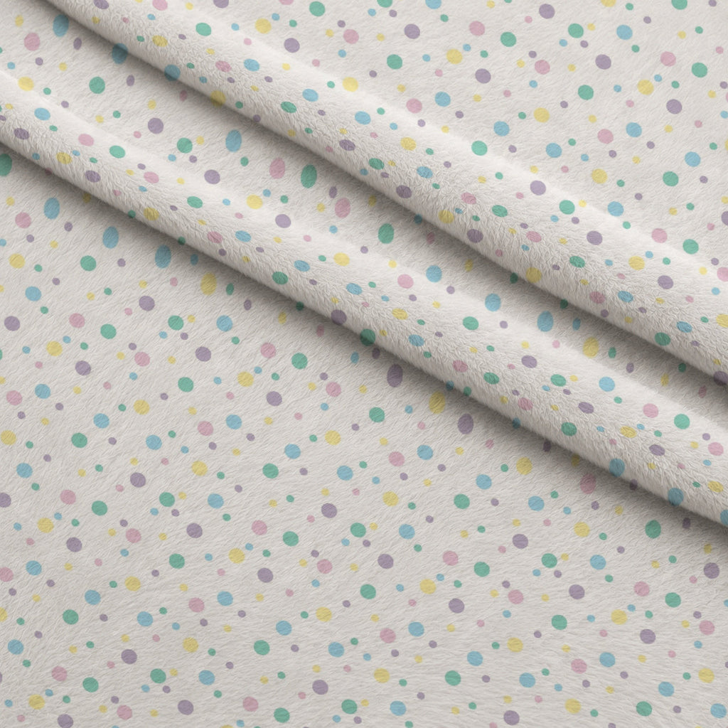 Holiday Sprinkles Pattern 5 Fleece Fabric — fleece fabric folded close-up preview (mv-fleece-v1:lying)
