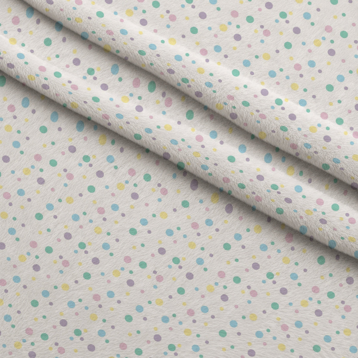 Holiday Sprinkles Pattern 5 Fleece Fabric — fleece fabric folded close-up preview (mv-fleece-v1:lying)