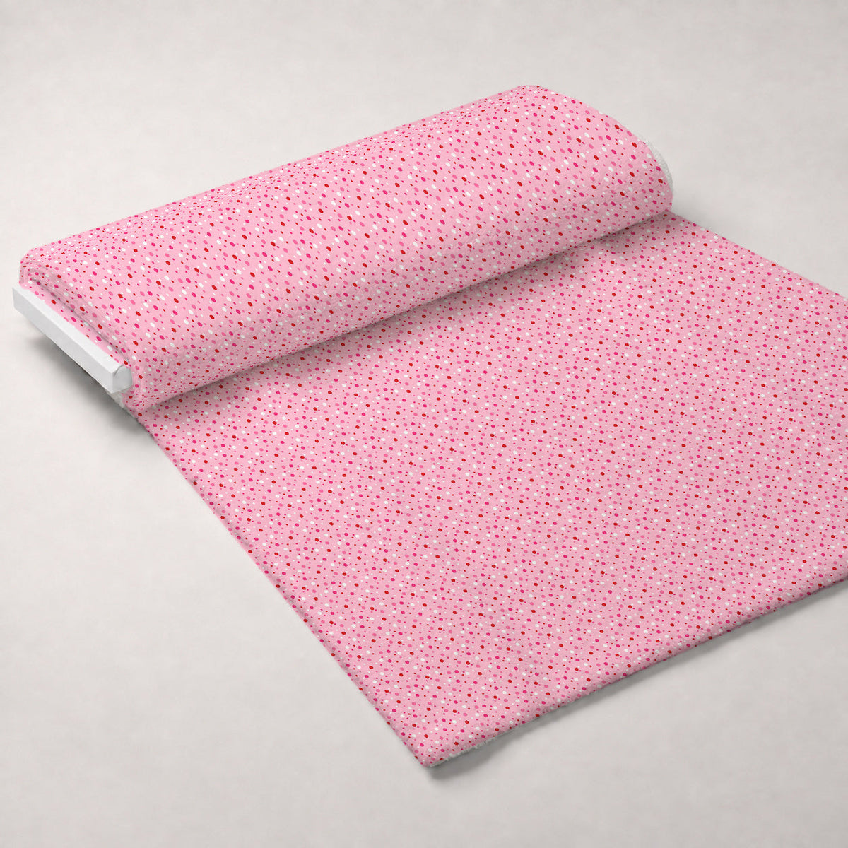 Holiday Sprinkles Pattern 6 Fleece Fabric — fleece fabric unrolled bolt preview (mv-fleece-v1:bolt)
