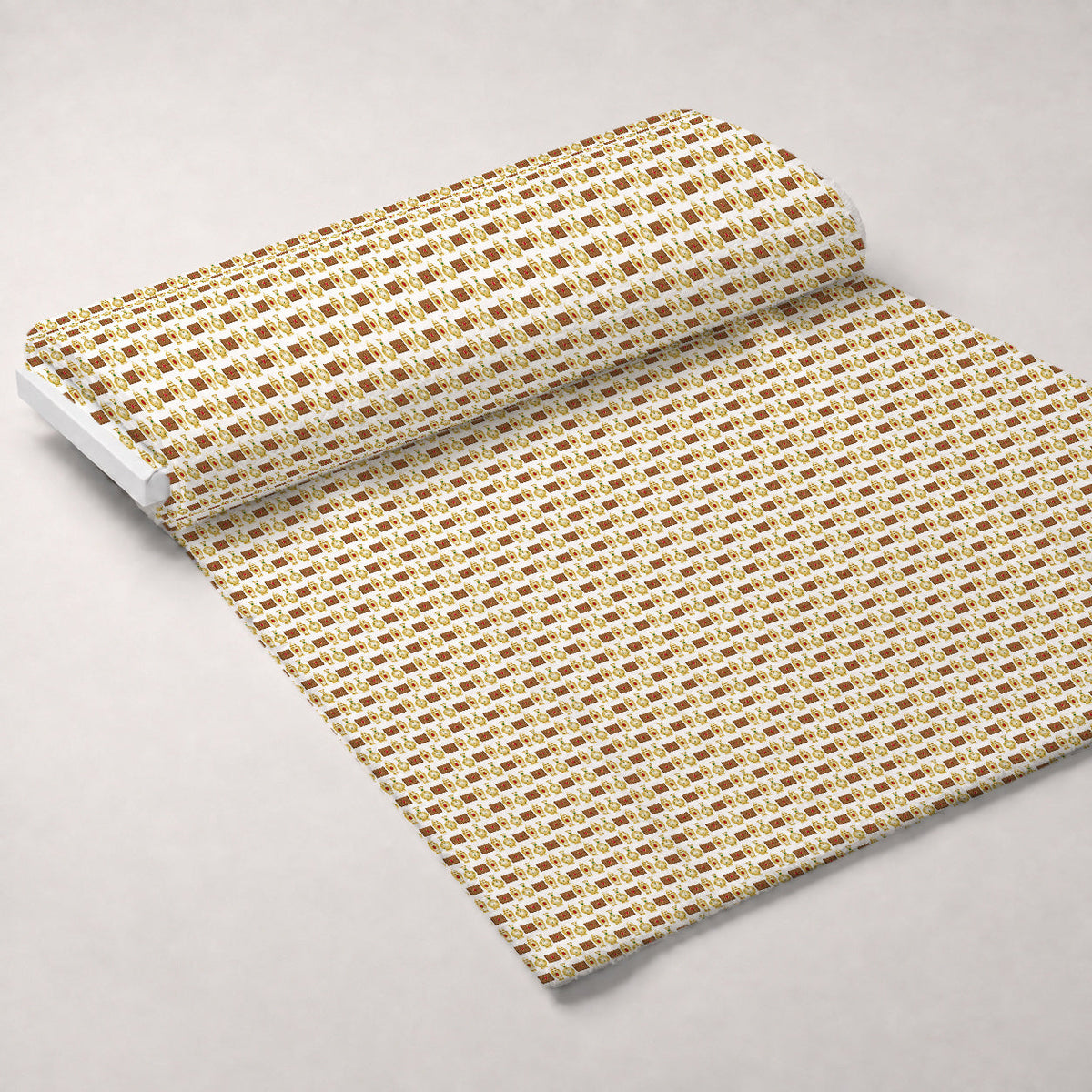 Holy Night Pattern 4 Fleece Fabric — fleece fabric unrolled bolt preview (mv-fleece-v1:bolt)