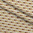 Holy Night Pattern 4 Fleece Fabric — fleece fabric folded close-up preview (mv-fleece-v1:lying)