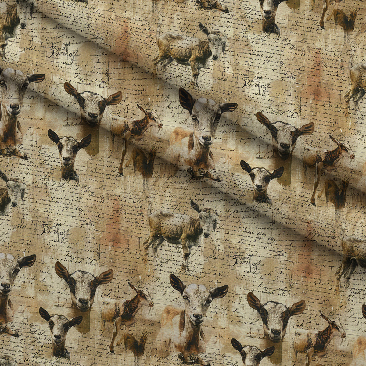 Homestead Ledger Pattern 29 Fleece Fabric — fleece fabric folded close-up preview (mv-fleece-v1:lying)