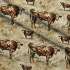 Homestead Ledger Pattern 35 Fleece Fabric — fleece fabric folded close-up preview (mv-fleece-v1:lying)