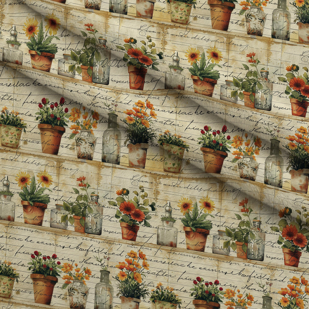 Homestead Ledger Pattern 4 Fleece Fabric — fleece fabric folded close-up preview (mv-fleece-v1:lying)