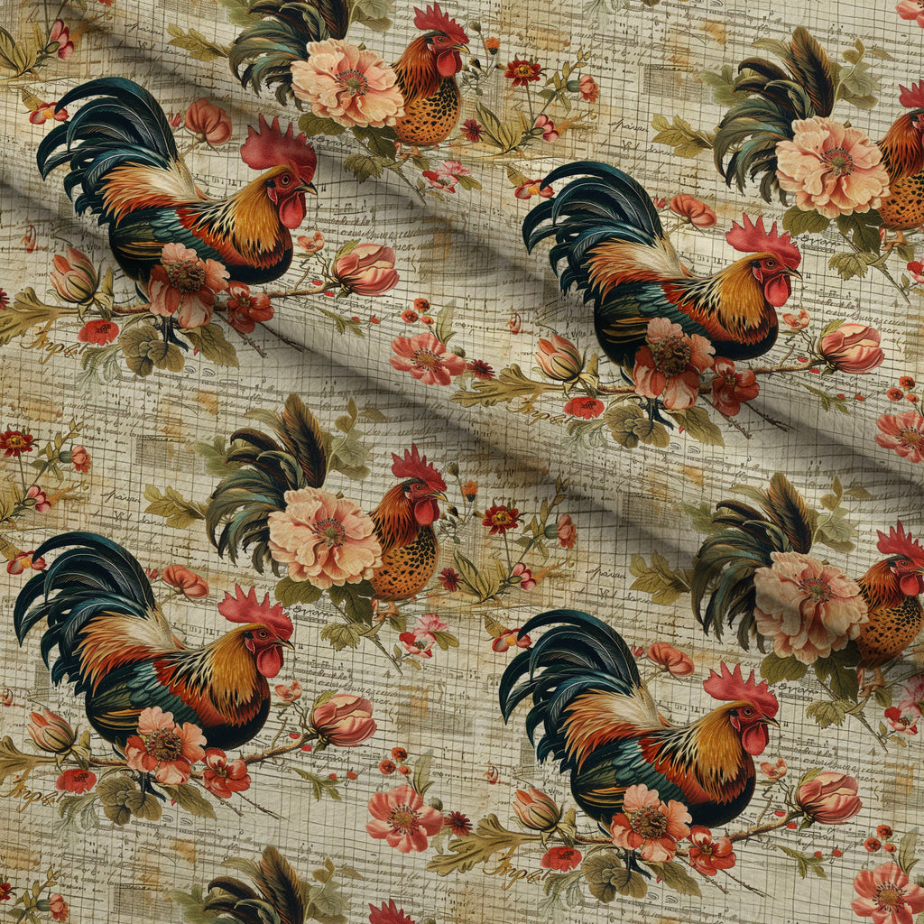 Homestead Ledger Pattern 48 Fleece Fabric — fleece fabric folded close-up preview (mv-fleece-v1:lying)