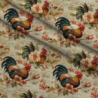 Homestead Ledger Pattern 48 Fleece Fabric — fleece fabric folded close-up preview (mv-fleece-v1:lying)