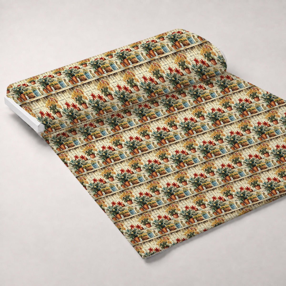 Homestead Ledger Pattern 8 Fleece Fabric — fleece fabric unrolled bolt preview (mv-fleece-v1:bolt)