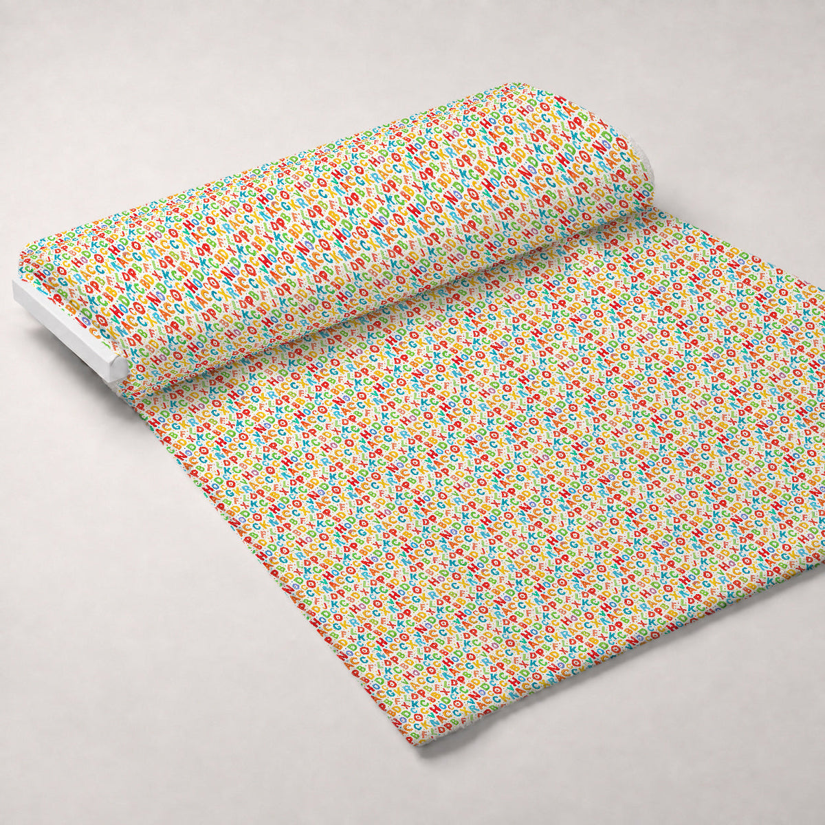 Homework Doodles Pattern 16 Fleece Fabric — fleece fabric unrolled bolt preview (mv-fleece-v1:bolt)