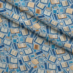 Homework Doodles Pattern 6 Fleece Fabric — fleece fabric folded close-up preview (mv-fleece-v1:lying)