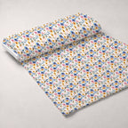Honey Meadow Pattern 11 Fleece Fabric — fleece fabric unrolled bolt preview (mv-fleece-v1:bolt)