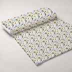 Honey Meadow Pattern 15 Fleece Fabric — fleece fabric unrolled bolt preview (mv-fleece-v1:bolt)
