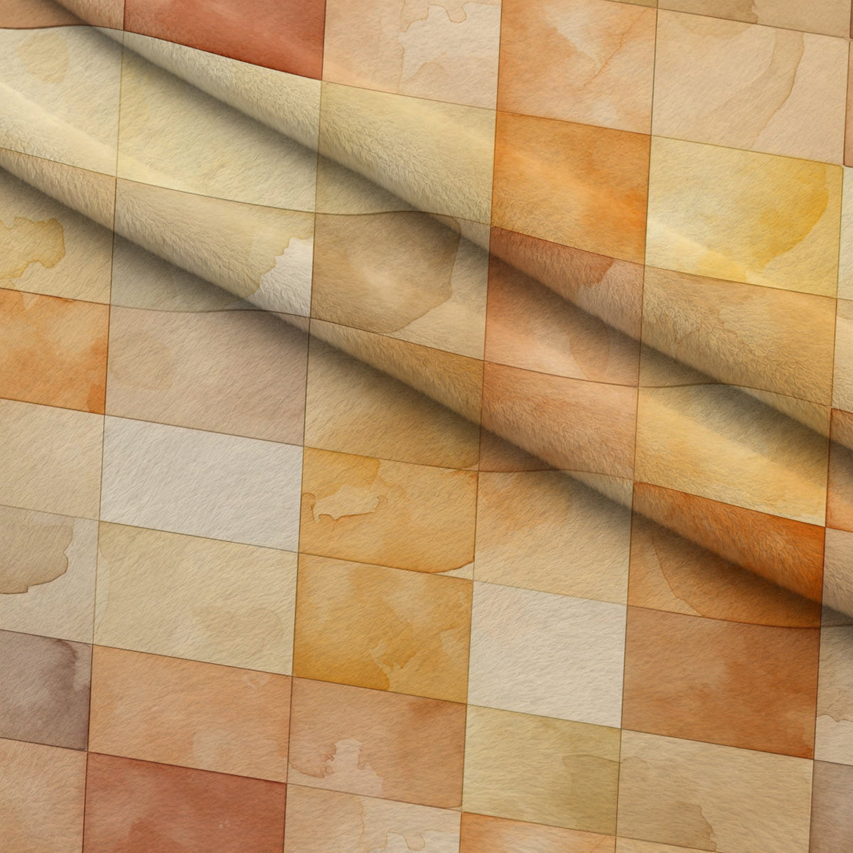 Honey Pebbles Pattern 10 Fleece Fabric — fleece fabric folded close-up preview (mv-fleece-v1:lying)