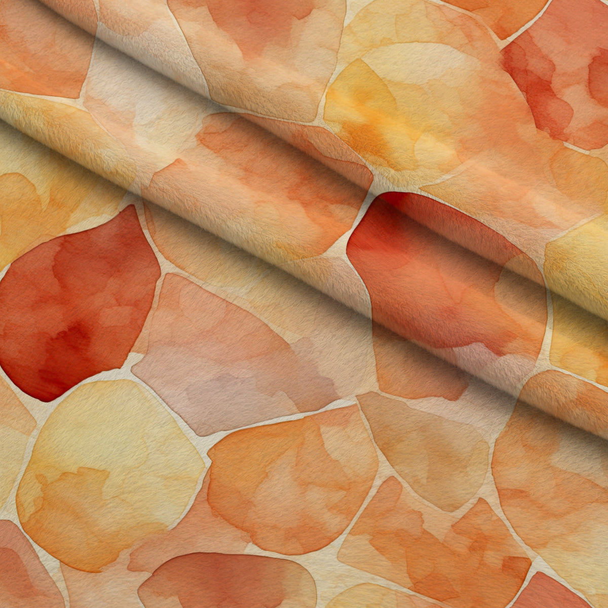 Honey Pebbles Pattern 11 Fleece Fabric — fleece fabric folded close-up preview (mv-fleece-v1:lying)