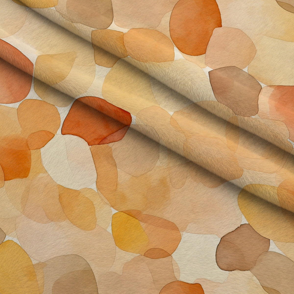 Honey Pebbles Pattern 12 Fleece Fabric — fleece fabric folded close-up preview (mv-fleece-v1:lying)