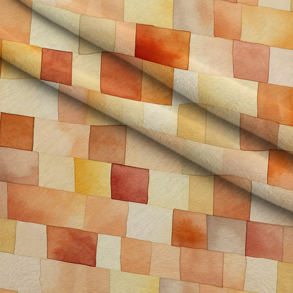 Honey Pebbles Pattern 2 Fleece Fabric — fleece fabric folded close-up preview (mv-fleece-v1:lying)