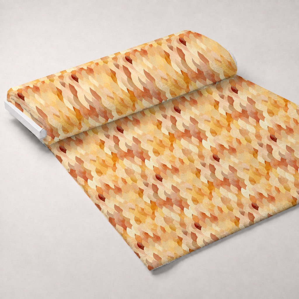 Honey Pebbles Pattern 3 Fleece Fabric — fleece fabric unrolled bolt preview (mv-fleece-v1:bolt)
