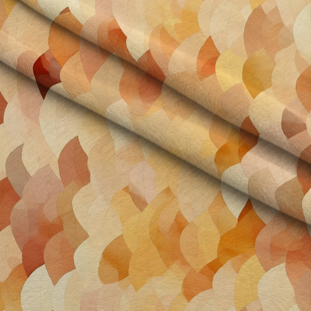 Honey Pebbles Pattern 3 Fleece Fabric — fleece fabric folded close-up preview (mv-fleece-v1:lying)