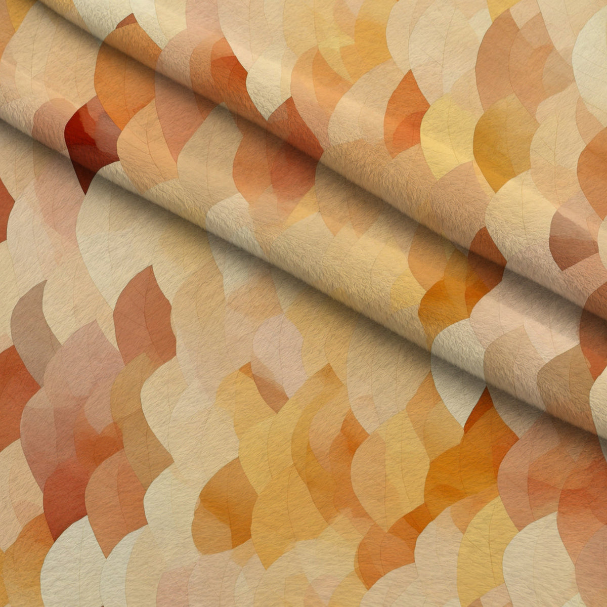 Honey Pebbles Pattern 3 Fleece Fabric — fleece fabric folded close-up preview (mv-fleece-v1:lying)