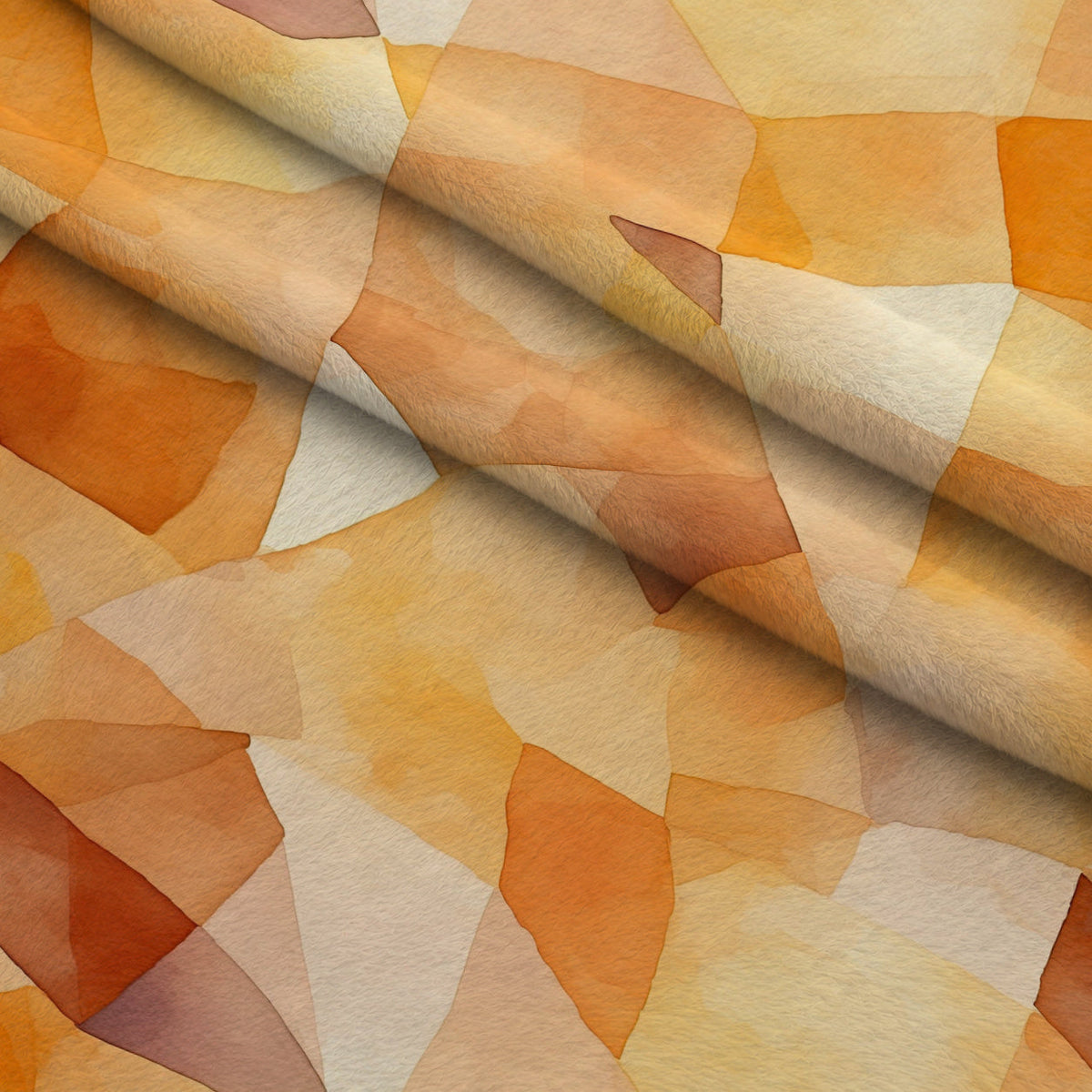 Honey Pebbles Pattern 4 Fleece Fabric — fleece fabric folded close-up preview (mv-fleece-v1:lying)
