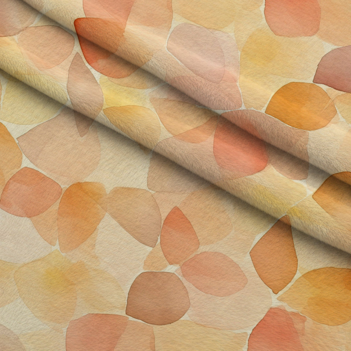 Honey Pebbles Pattern 7 Fleece Fabric — fleece fabric folded close-up preview (mv-fleece-v1:lying)