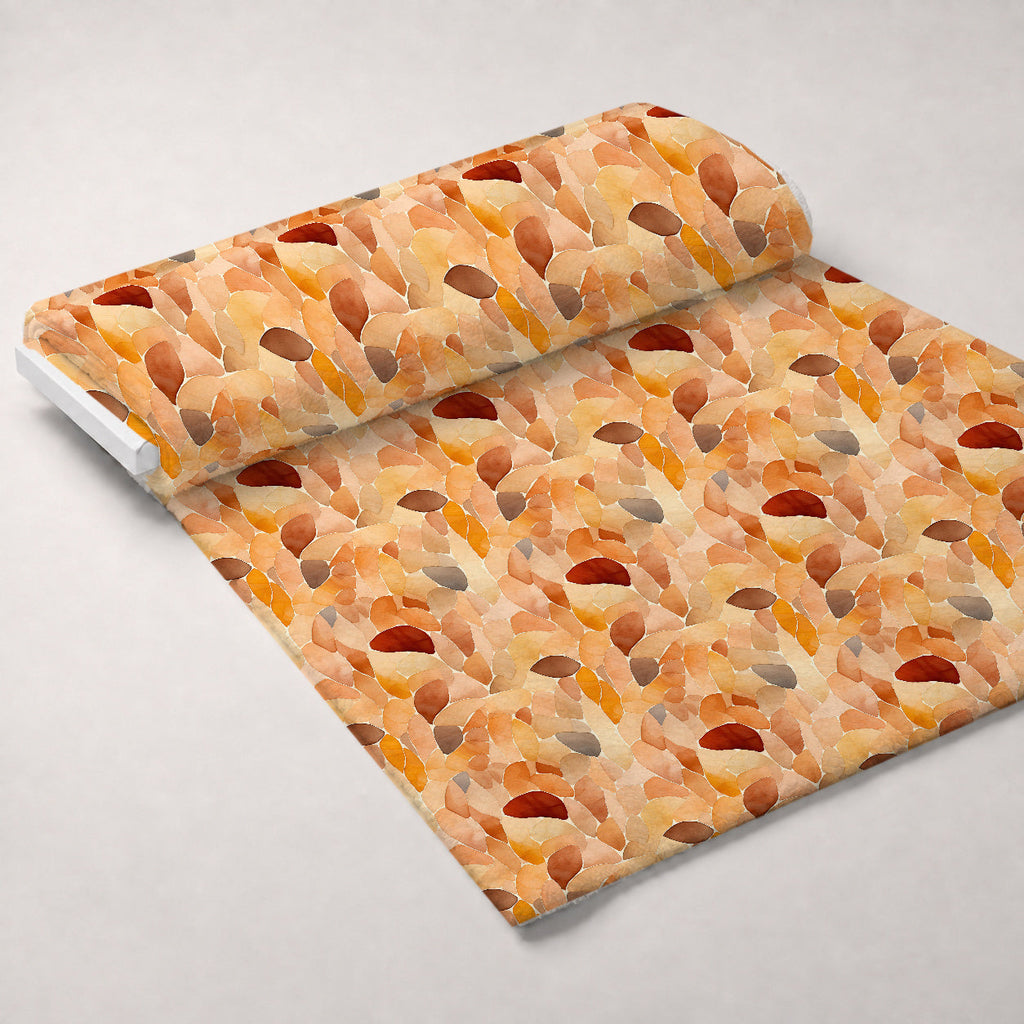 Honey Pebbles Pattern 9 Fleece Fabric — fleece fabric unrolled bolt preview (mv-fleece-v1:bolt)