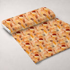 Honey Pebbles Pattern 9 Fleece Fabric — fleece fabric unrolled bolt preview (mv-fleece-v1:bolt)