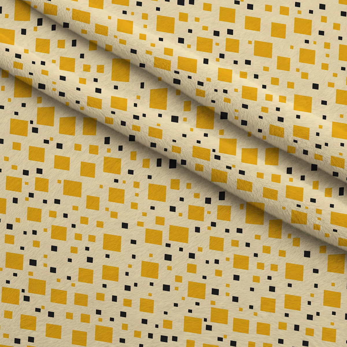 Honeycomb Blooms Pattern 4 Fleece Fabric — fleece fabric folded close-up preview (mv-fleece-v1:lying)