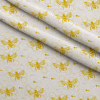 Honeycomb Buzz Pattern 12 Fleece Fabric — fleece fabric folded close-up preview (mv-fleece-v1:lying)