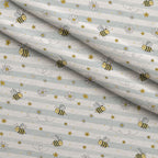 Honeycomb Harvest Pattern 17 Fleece Fabric — fleece fabric folded close-up preview (mv-fleece-v1:lying)
